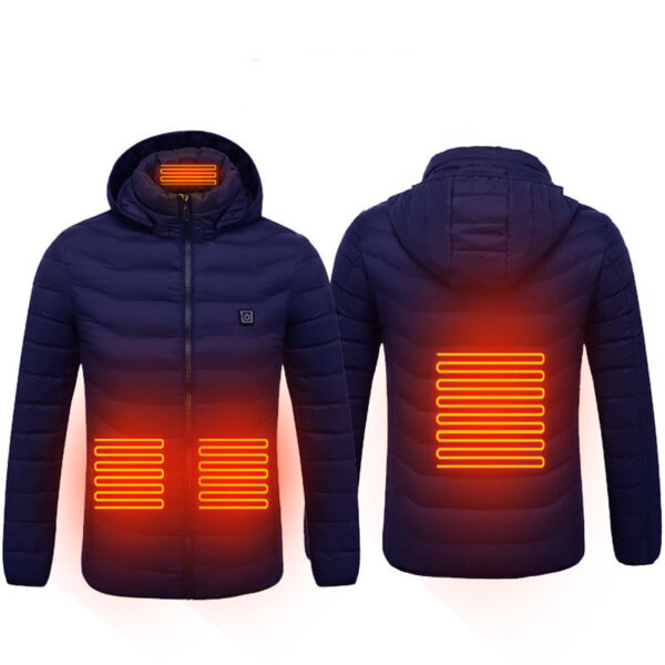 New Heated Jacket Coat USB Electric Jacket Cotton Coat Heater Thermal Clothing Heating Vest Men's Clothes Winter - Image 9