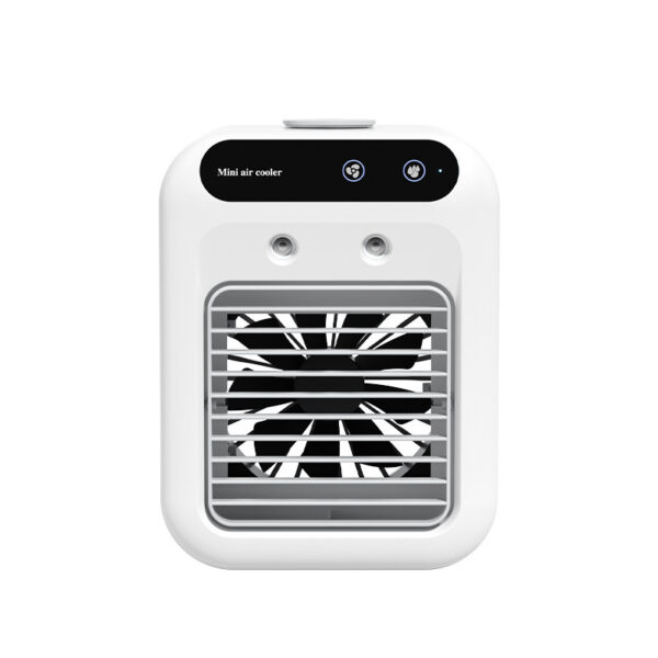 Air conditioner fan, portable, water cooled