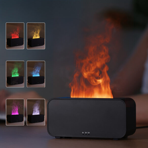 Essential oil diffuser, flame effect, USB-powered - Image 8