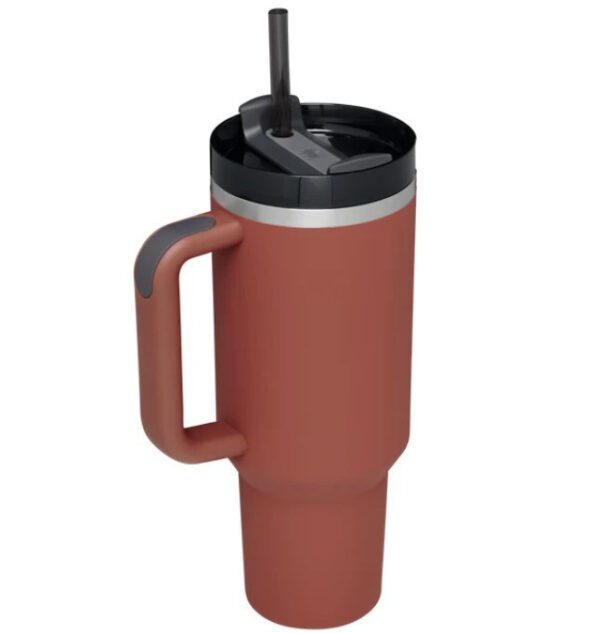 Portable High-capacity Stainless Steel Car Straw Cup - Image 3