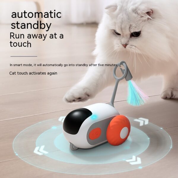 Remote Control Interactive Cat Car Toy USB Charging Chasing Automatic Self-moving Remote Smart Control Car Interactive Cat Toy Pet Products - Image 6