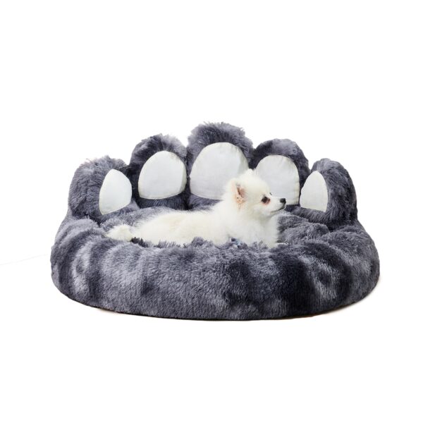 Cute Dog Bear Paw Shape Dog Bed, Dog Beds & Furniture For Small And Medium Dogs, Cozy Plush Cute Cat Beds For Indoor Cats - Image 9