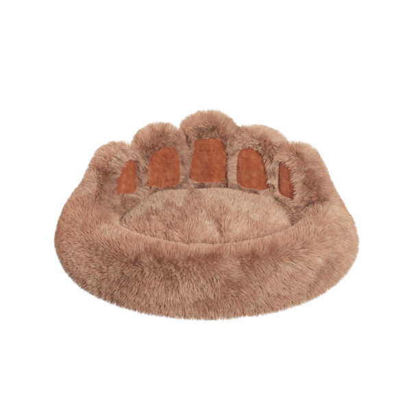 Cute Dog Bear Paw Shape Dog Bed, Dog Beds & Furniture For Small And Medium Dogs, Cozy Plush Cute Cat Beds For Indoor Cats - Image 3