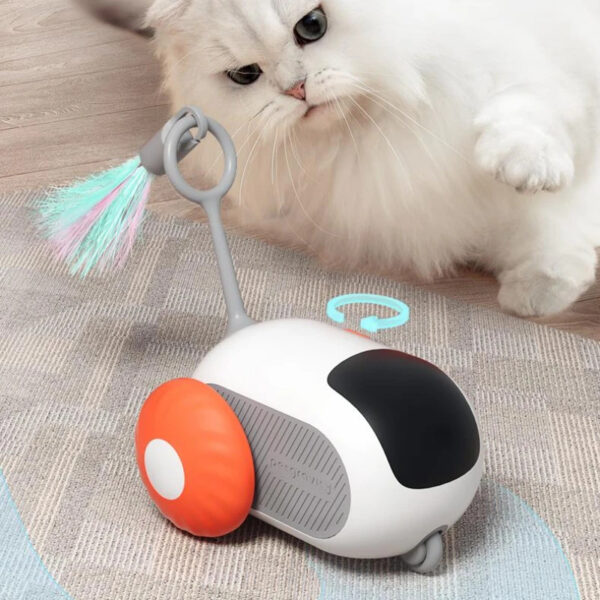 Remote Control Interactive Cat Car Toy USB Charging Chasing Automatic Self-moving Remote Smart Control Car Interactive Cat Toy Pet Products - Image 5