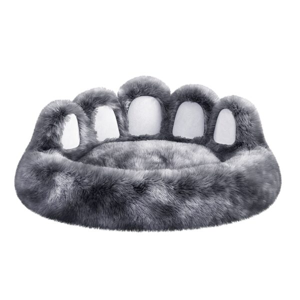 Cute Dog Bear Paw Shape Dog Bed, Dog Beds & Furniture For Small And Medium Dogs, Cozy Plush Cute Cat Beds For Indoor Cats - Image 2