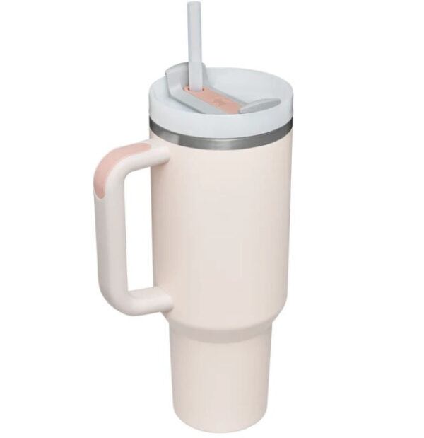 Portable High-capacity Stainless Steel Car Straw Cup - Image 2