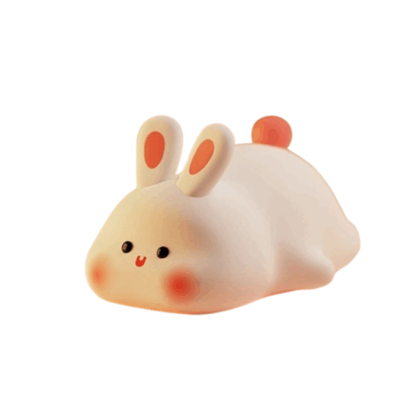 Rabbit Night Light for Kids, Touch Control, LED Bedside Lamp - Image 10