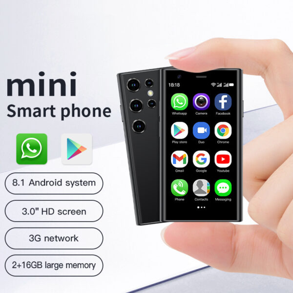 S24 PRO Mini Smart Phone Small Mobile Phone 30 Screen 2G 16G Android 3G Network WIFI - Image 7