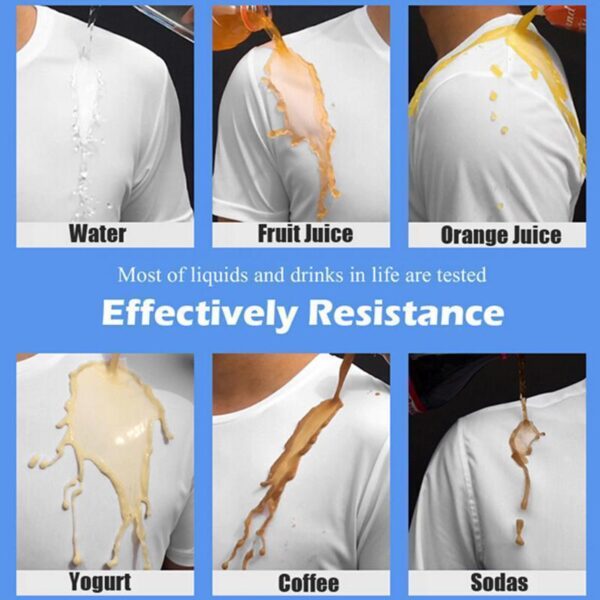 Quick-drying Waterproof Anti-fouling T-shirt Couple Half Sleeve Bottoming Shirt - Image 5