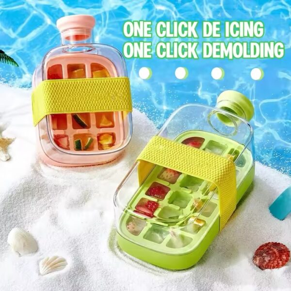 Portable Ice Cup, Instant Cooling, Straw Included - Image 2