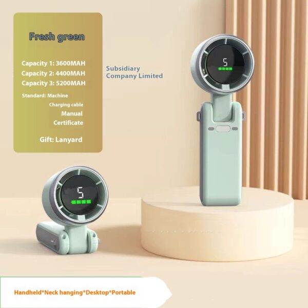 Mini USB fan, powerful airflow, compact - Image 3