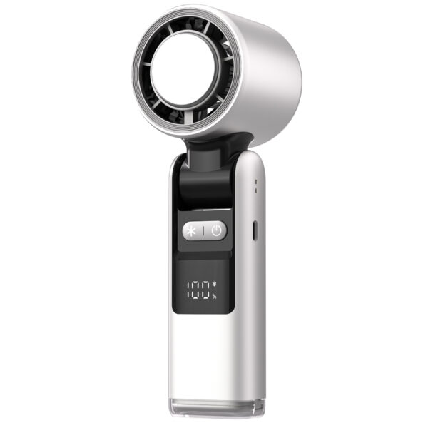 Mini desk fan, battery-powered, compact - Image 7