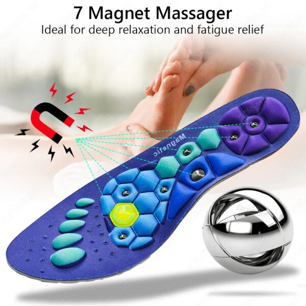 Magnetic Therapy Insoles, Orthopedic Massage, Anti-Fatigue - Image 5