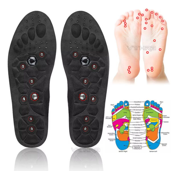 Magnetic Therapy Insoles, Orthopedic Massage, Anti-Fatigue - Image 3